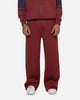 Carre Varsity Track Pants Burgundy