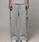 American Thrift Cargo Wide Leg Track Pants Grey Marle