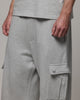 American Thrift Cargo Wide Leg Track Pants Grey Marle