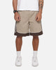 Carre Script Boardshorts Brown