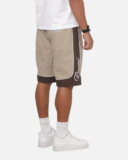Carre Script Boardshorts Brown