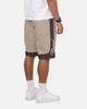 Carre Script Boardshorts Brown