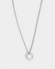NXS Acta Non Verba Ring Pendant White Gold