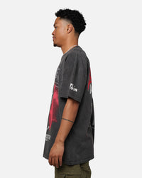Loiter X The Anti Order Anti Tour Vintage T-Shirt Black Wash