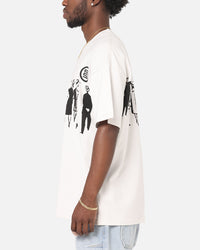 S Double People Stripe T-Shirt Pigment Grey