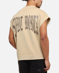 Saint Morta Vill Park Cut Off Sweater Pigment Stone