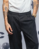 Carre Atlas Wide Leg Pants Black Pinstripe