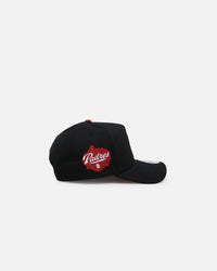 New Era San Diego Padres 'Satin Scarlet' 9FORTY A-Frame Snapback Black/Scarlet