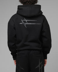 Loiter Ultra Hybrid Zip Hoodie Black Stealth