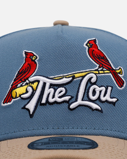 New Era St. Louis Cardinals 'Easy Breezy' 9FORTY A-Frame Snapback Blue/Tan
