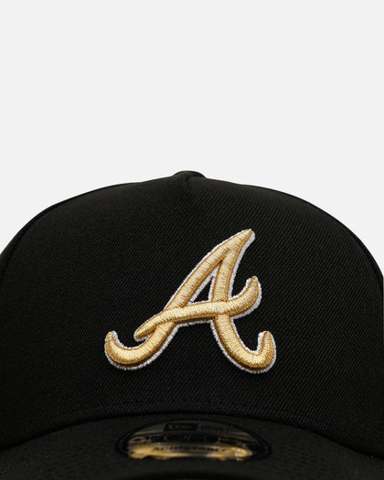 New Era Atlanta Braves 'New Year's Eve' 9FORTY A-Frame Snapback Gold/Silver