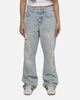 Represent Painted Denim Jeans Coastal Blue