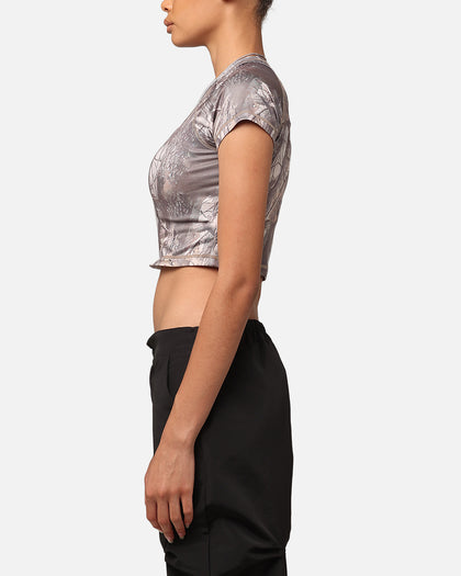 XXIII Women's Boiler Room Crop T-Shirt Hunter Camo