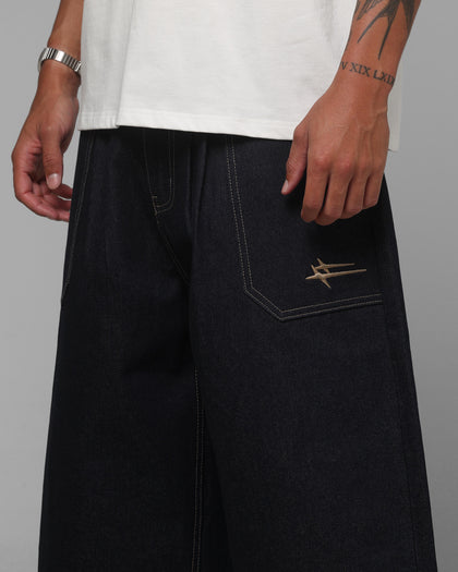 Loiter Shibuya Pleated Jorts Indigo
