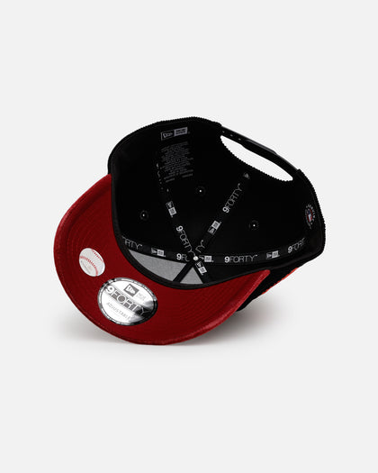 New Era Texas Rangers 'Velvet Cord Certified Lover' 9FORTY A-Frame Premium Corduroy Snapback Black