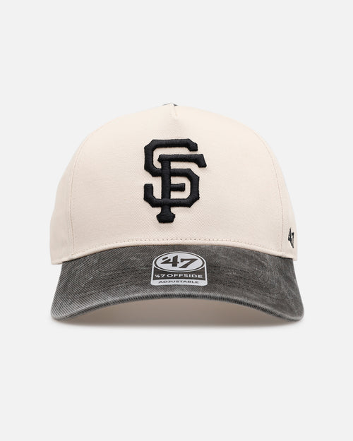 47 Brand San Francisco Giants 'Washed Black Visor' 47 Offside Snapback Natural