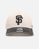 47 Brand San Francisco Giants 'Washed Black Visor' 47 Offside Snapback Natural