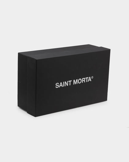 Saint Morta Hemisphere Suede Slip On Loafer Black/Gum