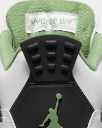 Jordan Women's Air Jordan 4 Retro "Seafoam" White/Oil Green