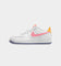 Nike Kids' Air Force 1 (GS) White/Coral Chalk