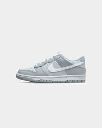 Nike Kids' Dunk Low Pure "Two-Toned Grey" Platinum/Wolf Grey