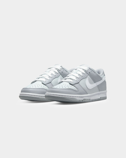 Nike Kids' Dunk Low Pure "Two-Toned Grey" Platinum/Wolf Grey