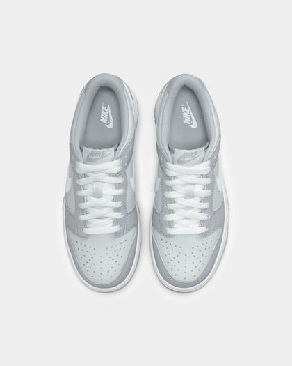 Nike Kids' Dunk Low Pure "Two-Toned Grey" Platinum/Wolf Grey