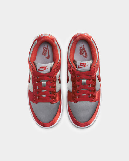 Nike Women's Dunk Low Essentials "UNLV Satin" Medium Grey/Varsity Red