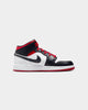 Jordan Kids' Air Jordan 1 Mid (GS) White/Gym Red