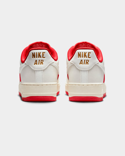Nike Air Force 1 '07 "Athletic Department" Sail/University Red