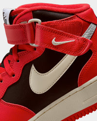 Nike Air Force 1 Mid '07 LV8 "Bred" Black/Coconut Milk/University Red