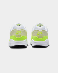 Nike Women's Air Max 1 '87 "Volt Suede" White/Volt-Sea