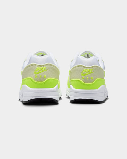 Nike Women's Air Max 1 '87 "Volt Suede" White/Volt-Sea