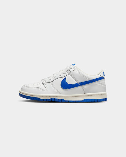 Nike Kids' Dunk Low "White Royal" (GS) Summit White/Hyper Royal