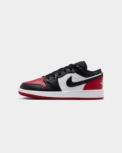 Jordan Kids' Air Jordan 1 Low BG "Bred Toe" White/Black
