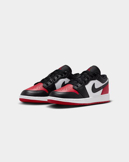 Jordan Kids' Air Jordan 1 Low BG "Bred Toe" White/Black