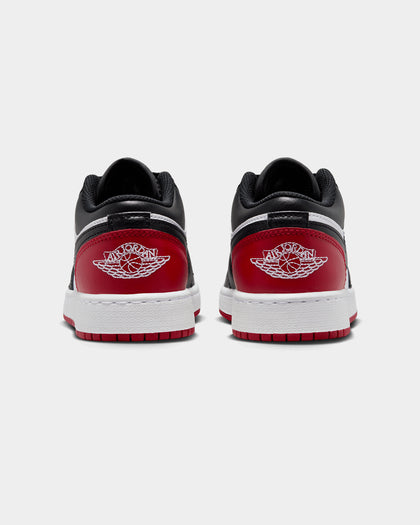 Jordan Kids' Air Jordan 1 Low BG "Bred Toe" White/Black
