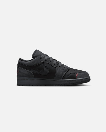 Jordan Kids' Air Jordan 1 Low SE Craft (GS) Dark Smoke Grey/Black