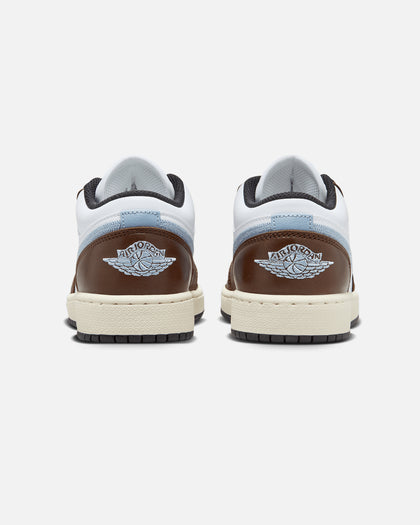 Jordan Kids' Air Jordan 1 Low SE (GS) White/Blue Grey