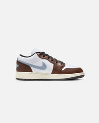 Jordan Kids' Air Jordan 1 Low SE (GS) White/Blue Grey
