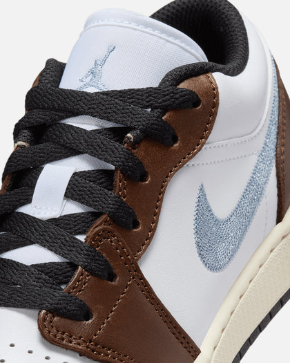 Jordan Kids' Air Jordan 1 Low SE (GS) White/Blue Grey