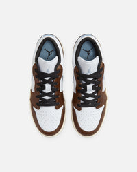 Jordan Kids' Air Jordan 1 Low SE (GS) White/Blue Grey