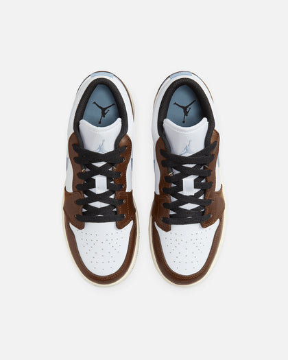 Jordan Kids' Air Jordan 1 Low SE (GS) White/Blue Grey