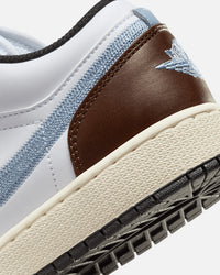 Jordan Kids' Air Jordan 1 Low SE (GS) White/Blue Grey