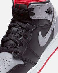 Jordan Kids' Air Jordan 1 Mid (GS) Black/Cement Grey