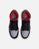Jordan Kids' Air Jordan 1 Mid (GS) Black/Cement Grey
