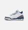 Jordan Kids' Air Jordan 3 Retro BG (GS) White/Midnight