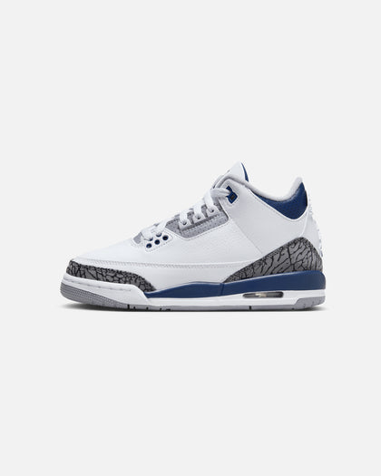 Jordan Kids' Air Jordan 3 Retro BG (GS) White/Midnight