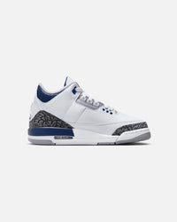 Jordan Kids' Air Jordan 3 Retro BG (GS) White/Midnight