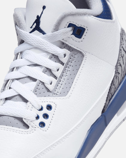 Jordan Kids' Air Jordan 3 Retro BG (GS) White/Midnight